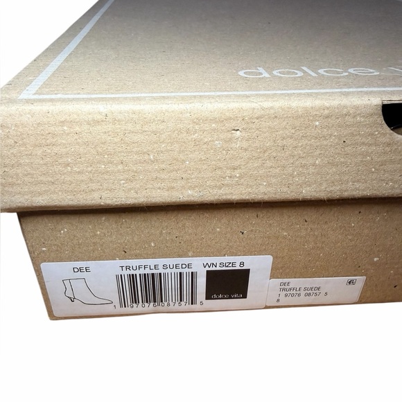 DOLCE VITA New In Box! Tan suede kitten heel boots. 💛🤎 - Picture 7 of 7